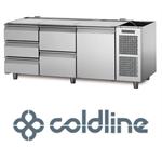 COLDLINE - MASTER - KØLEBORD MED 3 LÅGE